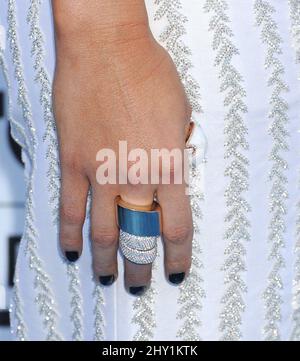 Stana Katic nimmt an den Billboard Music Awards 2013 in der MGM Grand Garden Arena in Las Vegas, USA, Teil. Stockfoto