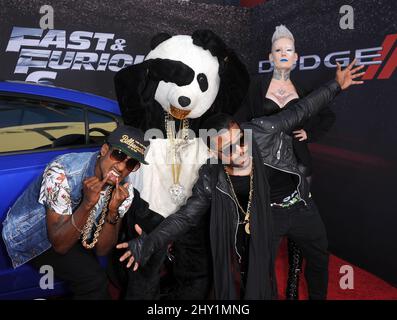 Fly Panda bei der Ankunft zur Universal PicturPremiere für Fast & Furious 6 im Gibson Amphitheatre in Universal City, Kalifornien. Stockfoto