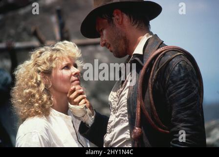 Harrison Ford, Kate Capshaw, 'Indiana Jones and the Temple of Doom' (1984) Lucasfilm. Dateireferenz # 34145-713THA Stockfoto