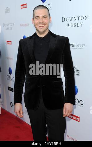 Rob James-Collier an einem Abend mit Downton Abbey, Talent Panel Q und A, im Leonard H. Goldenson Theater in Los Angeles, USA. Stockfoto