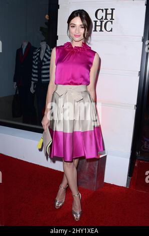 Crystal Reed nimmt an der Carolina Herrera Boutique Opening in Los Angeles Teil Stockfoto