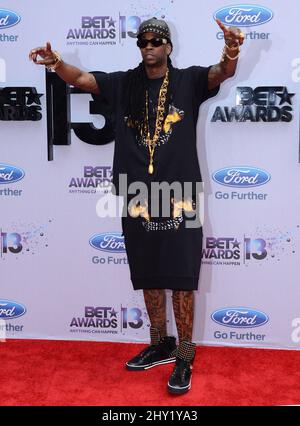 2 Chainz nimmt an den BET Awards 2013 im Nokia Plaza, Los Angeles, Teil Stockfoto