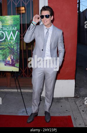 Miles Teller nimmt an der La Special Screening-Show „The Spectacular Now“ im Vista Theatre, Los Angeles, Teil Stockfoto