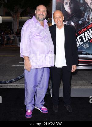 Joel Silver, Allan Zeman bei der Premiere von „Getaway“ in Los Angeles. Stockfoto