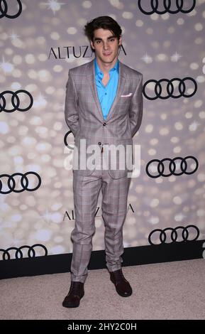 RJ Mitte bei der Cocktailparty von Audi und Altuzarra in West Hollywood, Kalifornien. Stockfoto