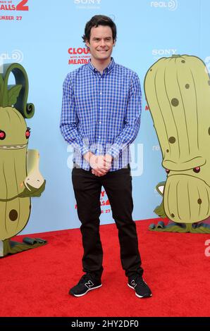 Bill Hader bei der Premiere von „Cloudy with A Chance of Meatballs 2“ in Los Angeles, Kalifornien. Stockfoto