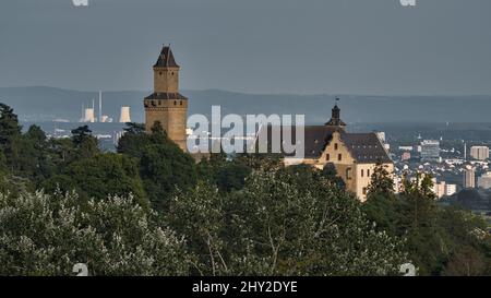Schloss Kronberg in Kronberg im Taunus im Hochtaunuskreis, Hessen, Deutschland Stockfoto