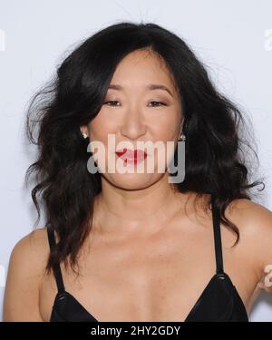 Sandra Oh nimmt an der 'Grey's Anatomy' 200. Episode-Veranstaltung in der Colony in Los Angeles, Kalifornien, Teil. Stockfoto