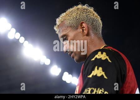 Rom, Italien. 14. März 2022. Nani vom FC Venezia am Ende der Serie Ein Spiel zwischen Lazio und FC Venezia im Stadio Olimpico, Rom, Italien am 14. März 2022. Kredit: Giuseppe Maffia/Alamy Live Nachrichten Stockfoto