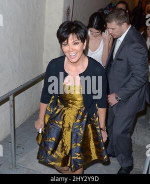 Kris Jenner nimmt an der Abschlussfeier des All Sports Film Festivals im El Portal Theatre Teil Stockfoto