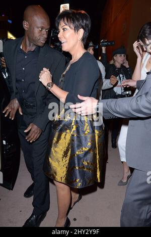 Kris Jenner nimmt an der Abschlussfeier des All Sports Film Festivals im El Portal Theatre Teil Stockfoto