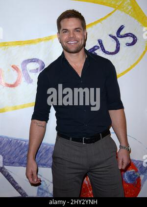 Wes Chatham kommt am Mittwoch, den 13. November 2013 in West Hollywood, Kalifornien, zum „Stand Up for Gus“-Vorteil bei Bootsy Bellows an. Stockfoto