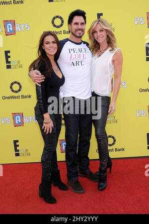 Rosa Blasi, Don Diamont und Cindy Ambuehl nehmen an der P.S Arts 'Express Yourself' 2013 in Santa Monica, Kalifornien, Teil. Stockfoto