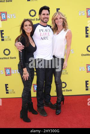 Rosa Blasi, Don Diamont und Cindy Ambuehl nehmen an der P.S Arts 'Express Yourself' 2013 in Santa Monica, Kalifornien, Teil. Stockfoto