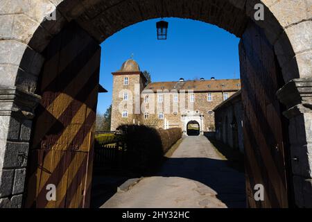 Schloss schnellenberg im sauerland in deutschland Stockfoto