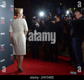 Meryl Streep bei der Premiere von August: Osage County in Los Angeles, Kalifornien. Stockfoto