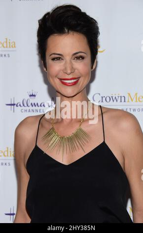 Catherine Bell nimmt an der Gala zur Pressetour des Hallmark Channel und des Hallmark Movie Channel Winter 2014 der TV Critics Association Teil, die in der Huntington Library and Gardens in Los Angeles, USA, abgehalten wird. Stockfoto