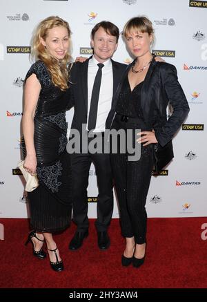 Radha Mitchell und Damon Herriman nehmen an der G'Day USA Los Angeles Black Tie Gala 2014 Teil Stockfoto