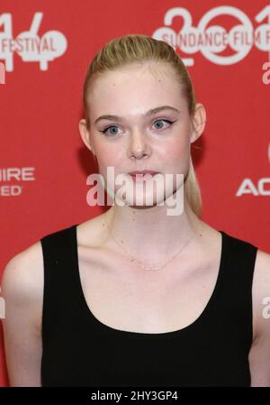 Elle Fanning bei der Premiere der Jungen beim Sundance Film Festival 2014 im Eccles Theater Stockfoto