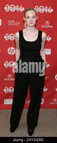 Elle Fanning bei der Premiere der Jungen beim Sundance Film Festival 2014 im Eccles Theater Stockfoto