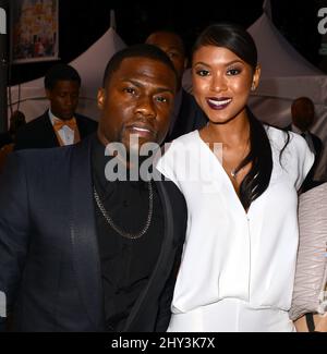 Kevin Hart, Eniko Parrish, Teilnahme an den NAACP Image Awards 45. im Pasadena Civic Auditorium in Kalifornien, USA. Stockfoto