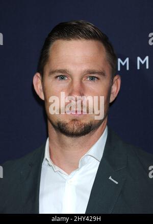 Brian Geraghty nimmt am 9. April 2014 im London Hotel in West Hollywood, Kalifornien, an der Eröffnungsveranstaltung der Zooey Deschanel for Tommy Hilfiger Collection Teil. Stockfoto