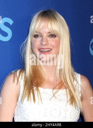 Anna Faris nimmt am 14. Mai 2014 an der Vorpräsentation des CBS Network in New York Teil. Stockfoto