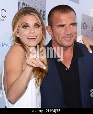 Annalynne McCord, Dominic Purcell bei der Premiere von „I Choose“ in Los Angeles, Kalifornien. Stockfoto