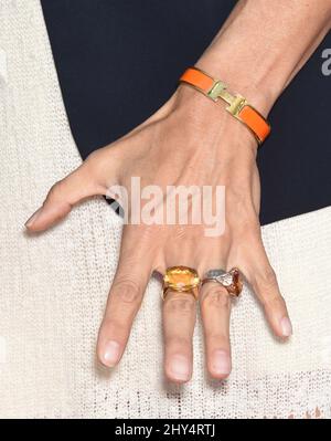 Tea Leoni nimmt an der CBS-CW-Showtime Summer TCA Press Tour 2014 im Pacific Design Center in Los Angeles, Kalifornien, Teil. Stockfoto