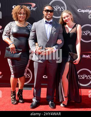 Tre Mason bei der Ankunft am 2014 ESPYS im Nokia Theater, L.A. Live. Stockfoto