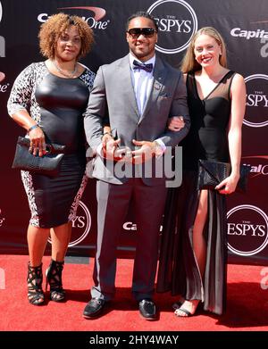 Tre Mason bei der Ankunft am 2014 ESPYS im Nokia Theater, L.A. Live. Stockfoto