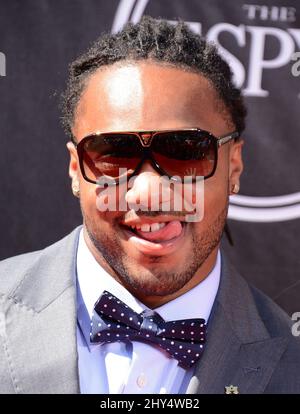 Tre Mason bei der Ankunft am 2014 ESPYS im Nokia Theater, L.A. Live. Stockfoto