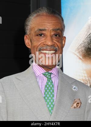 Reverend Al Sharpton nahm an der New Yorker Premiere „Get On Up“ Teil, die am 21. Juli 2014 im Apollo Theatre stattfand. Stockfoto