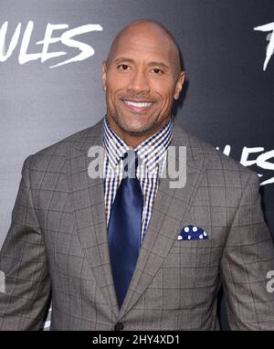 Dwayne Johnson nimmt an der „Hercules“-Premiere in Los Angeles Teil, die am 23. Juli 2014 im TCL Chinese Theatre, Hollywood, stattfand. Stockfoto