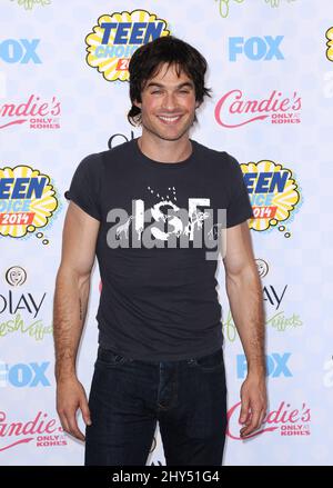 Ian Somerhalder kommt zu den Teen Choice Awards 2014 im Shrine Auditorium, Los Angeles. Stockfoto