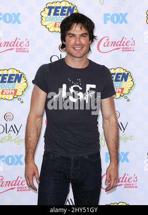 Ian Somerhalder kommt zu den Teen Choice Awards 2014 im Shrine Auditorium, Los Angeles. Stockfoto