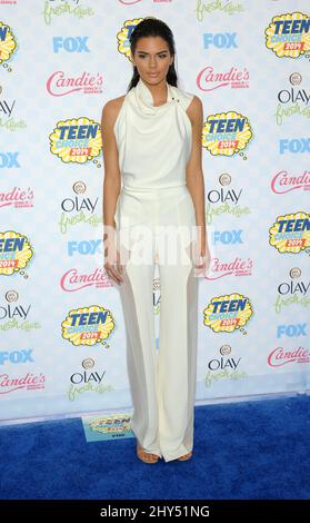 Kendall Jenner kommt zu den Teen Choice Awards 2014 im Shrine Auditorium, Los Angeles. Stockfoto
