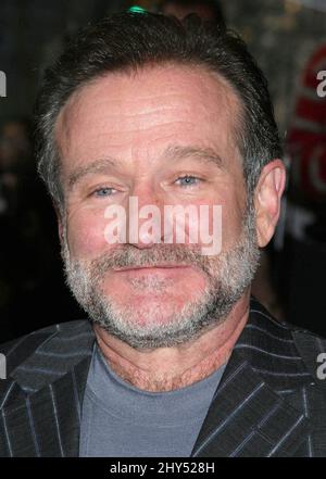DATEI-FOTO: Robin Williams stirbt mit 63 Jahren. Robin Williams bei der Premiere von 'House of D'. (NYC) Stockfoto