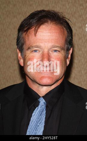 DATEI-FOTO: Robin Williams stirbt mit 63 Jahren. Robin Williams bei der CPRF-Leistung. (NYC) Stockfoto