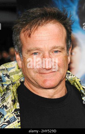 DATEI-FOTO: Robin Williams stirbt mit 63 Jahren. Robin Williams bei der Premiere von 'Harry Potter'. (NYC) Stockfoto