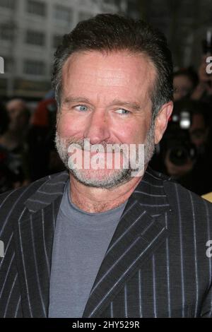 DATEI-FOTO: Robin Williams stirbt mit 63 Jahren. Robin Williams bei der Premiere von 'House of D'. (NYC) Stockfoto