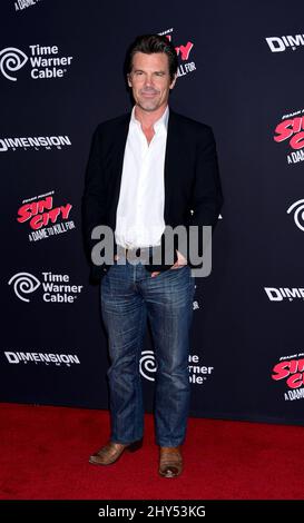 Josh Brolin bei der Premiere von „Sin City: A Dame to Kill for“ in Los Angeles Stockfoto