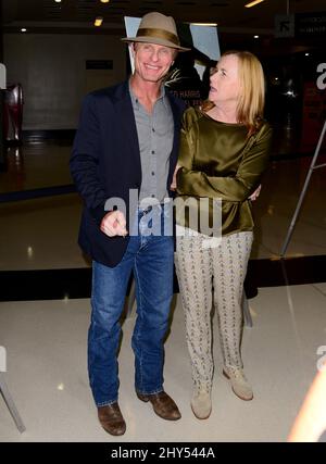 Ed Harris, Amy Madigan bei der Vorführung von „La“ im Landmark Theatre in Los Angeles, CA, USA, am 21. August 2014. Stockfoto