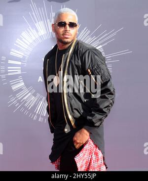 Chris Brown bei den MTV Video Music Awards 2014 beim Forum Stockfoto