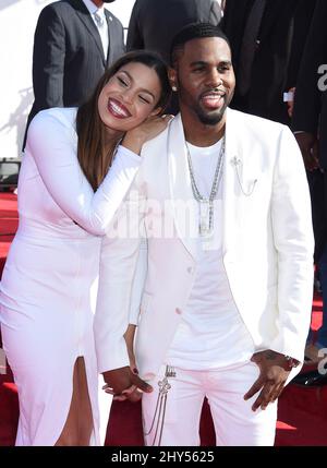 Jordin Sparks und Jason Derulo bei den MTV Video Music Awards 2014 im Forum Stockfoto