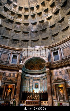 Rom Italien Pantheon Altar Stockfoto