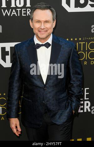 Los Angeles, Kalifornien, USA. 13. März 2022. Christian Slater nimmt am 13. März 2022 an den Annual Critics Choice Awards 27. im Fairmont Century Plaza in Los Angeles, Kalifornien, Teil. Foto: Casey Flanigan/imageSPACE/MediaPunch Credit: MediaPunch Inc/Alamy Live News Stockfoto