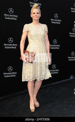 Jennifer Morrison, eine der vielen Prominenten in New York während der Mercedes-Benz Fashion Week Spring 2015 Stockfoto