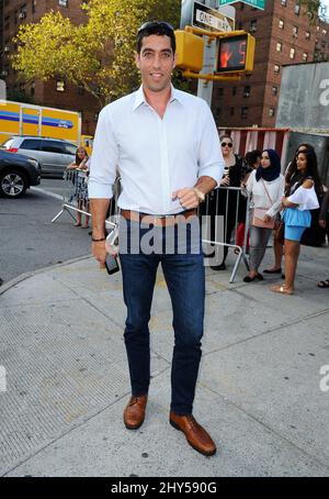 Nick Loeb, einer der vielen Prominenten in New York während der Mercedes-Benz Fashion Week Spring 2015 Stockfoto