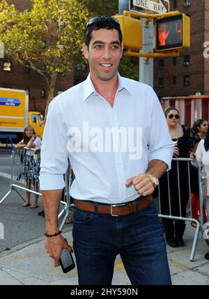 Nick Loeb, einer der vielen Prominenten in New York während der Mercedes-Benz Fashion Week Spring 2015 Stockfoto